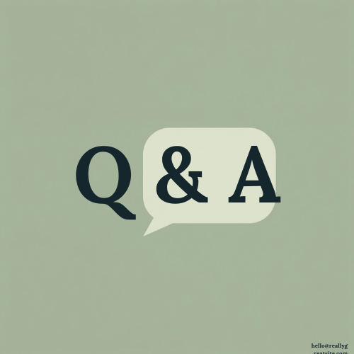 "Q & A" with a text bubble on a green background